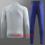 Atlético Madrid Sweatshirt Dragt Grå Hvid 2018-2019